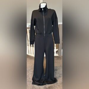 Spanx AirEssentials Wide Leg Long-Sleeve Jumpsuit